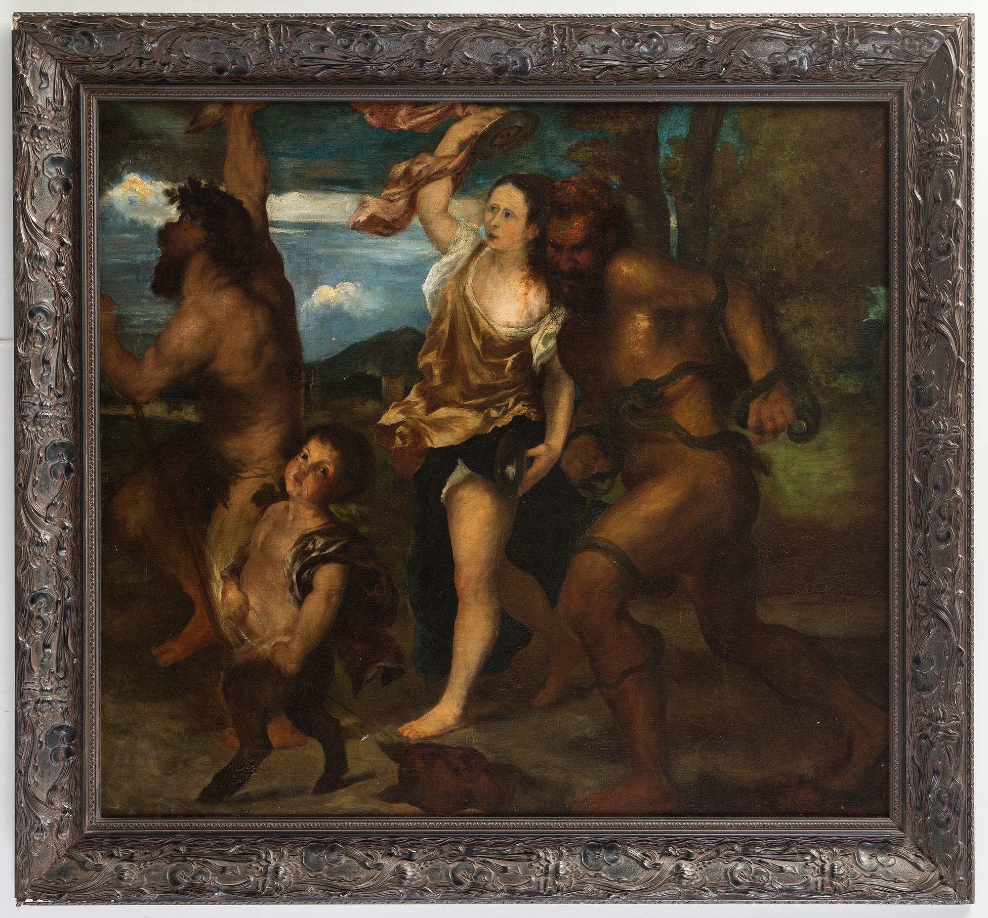 UNKNOWN ARTIST, based on an original by Tititan, oil on canvas, circa 1900.