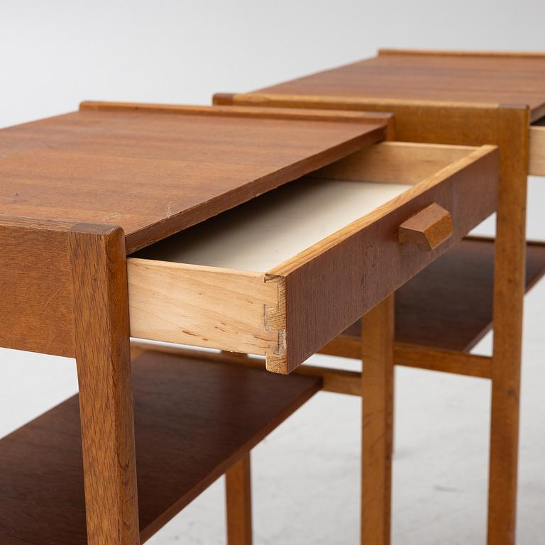 Sängbord, ett par, 1950/60-tal.