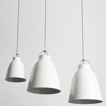 Cecilie Manz, three pendant lamps, "Caravaggio", Lightyears.