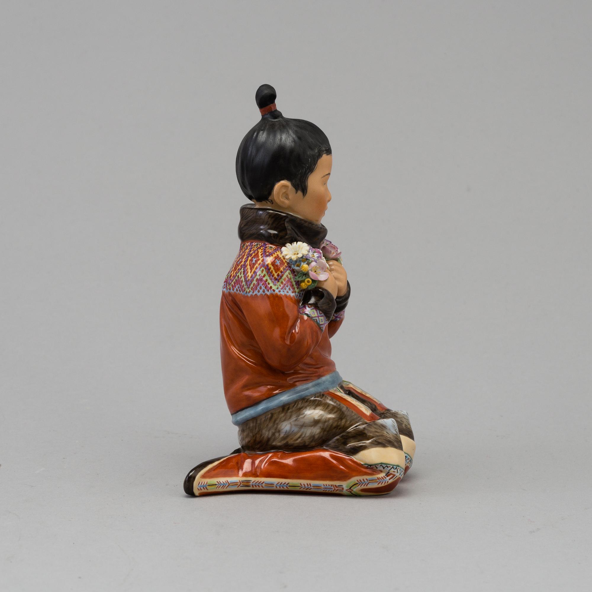 A Royal Copenhagen porcelain figure, 'Greenland', Denmark, 1940s.