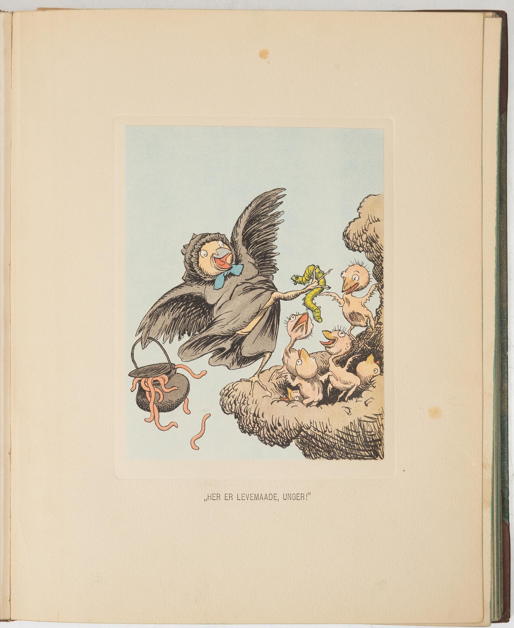 Theodor Kittelsen, book, 'Har dyrene sjæl', 1893. - With 20 colour plates.