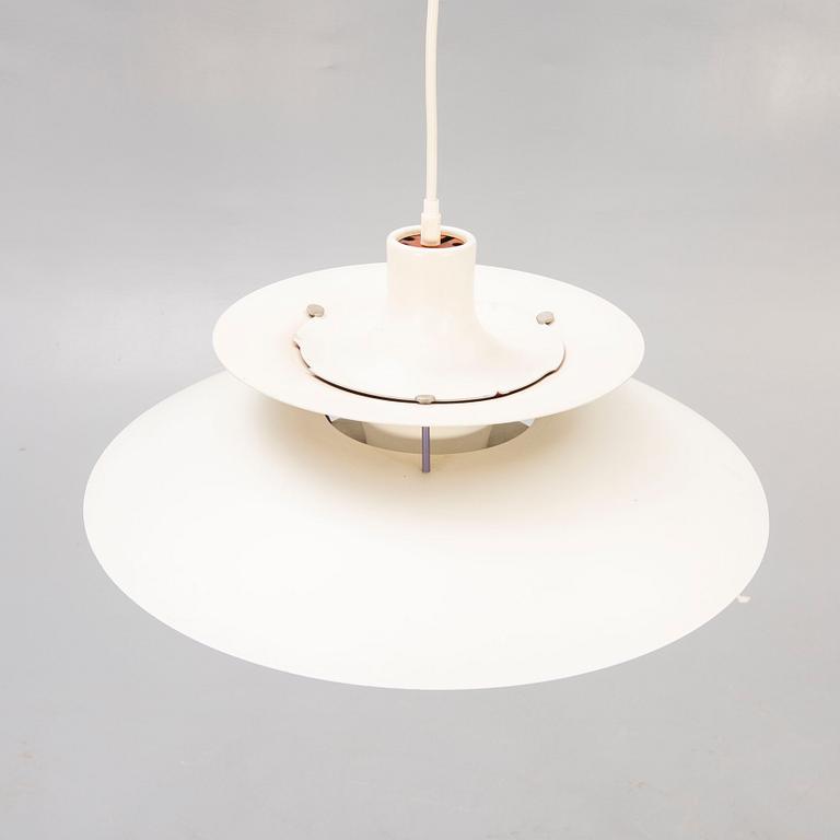 A Poul Henningsen PH 5 ceiling pendant for Louis Poulsen Denmark later part of the 20th century.