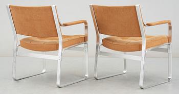 FÅTÖLJER, ett par, "Mondo", Karl-Erik Ekselius.