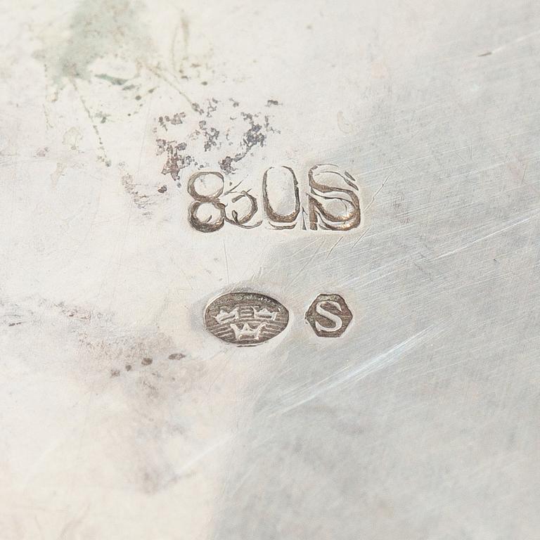 Kanna, silver, svensk importstämpel, 1900-talets första hälft.