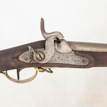 A Swedish percussion gun 1815-45 pattern.