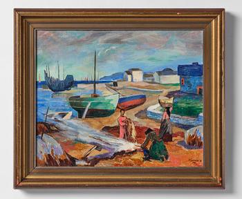 Tove Jansson, Landscape from St Guénolé.