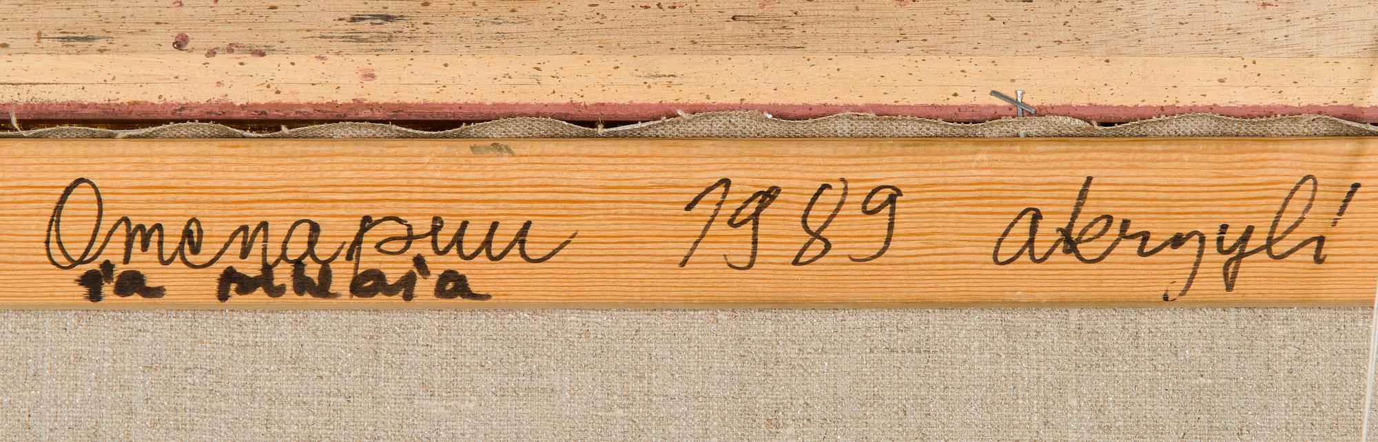 Alpo Jaakola, Apple tree.