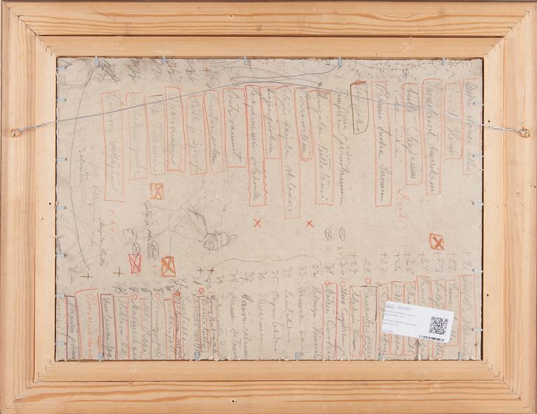 AARNO KARIMO, gouache, signerad.