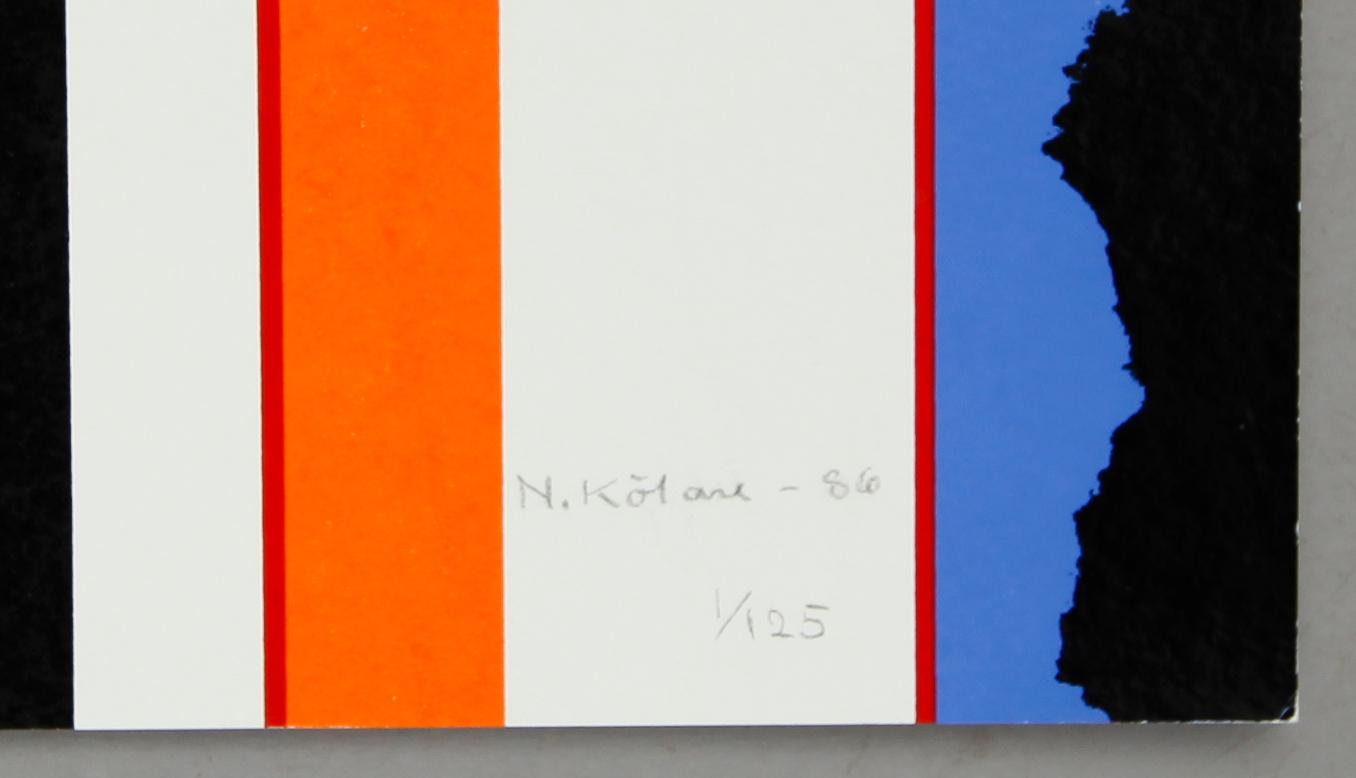 NILS KÖLARE, färglitografi, signerad och daterad -86, numrerad 1/125.