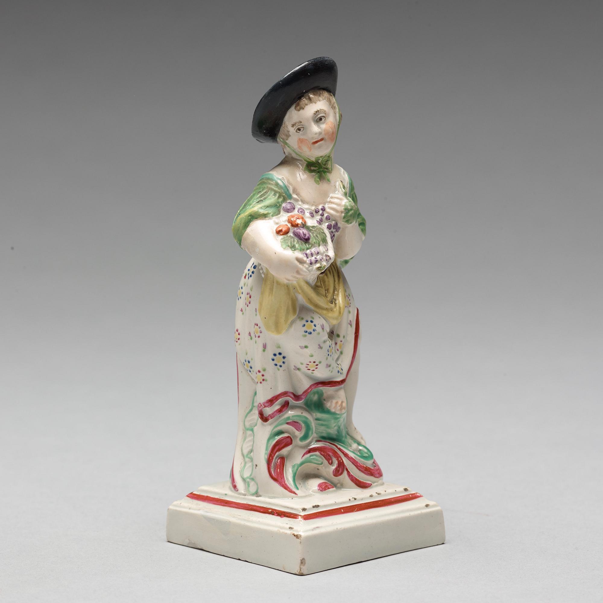 FIGURIN, flintgods. England, omkring 1800.