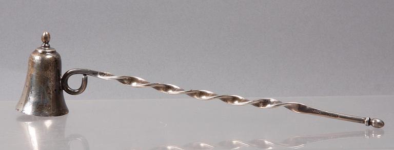 LJUSSLÄCKARE, silver, Mexico, 1900-talets andra hälft.