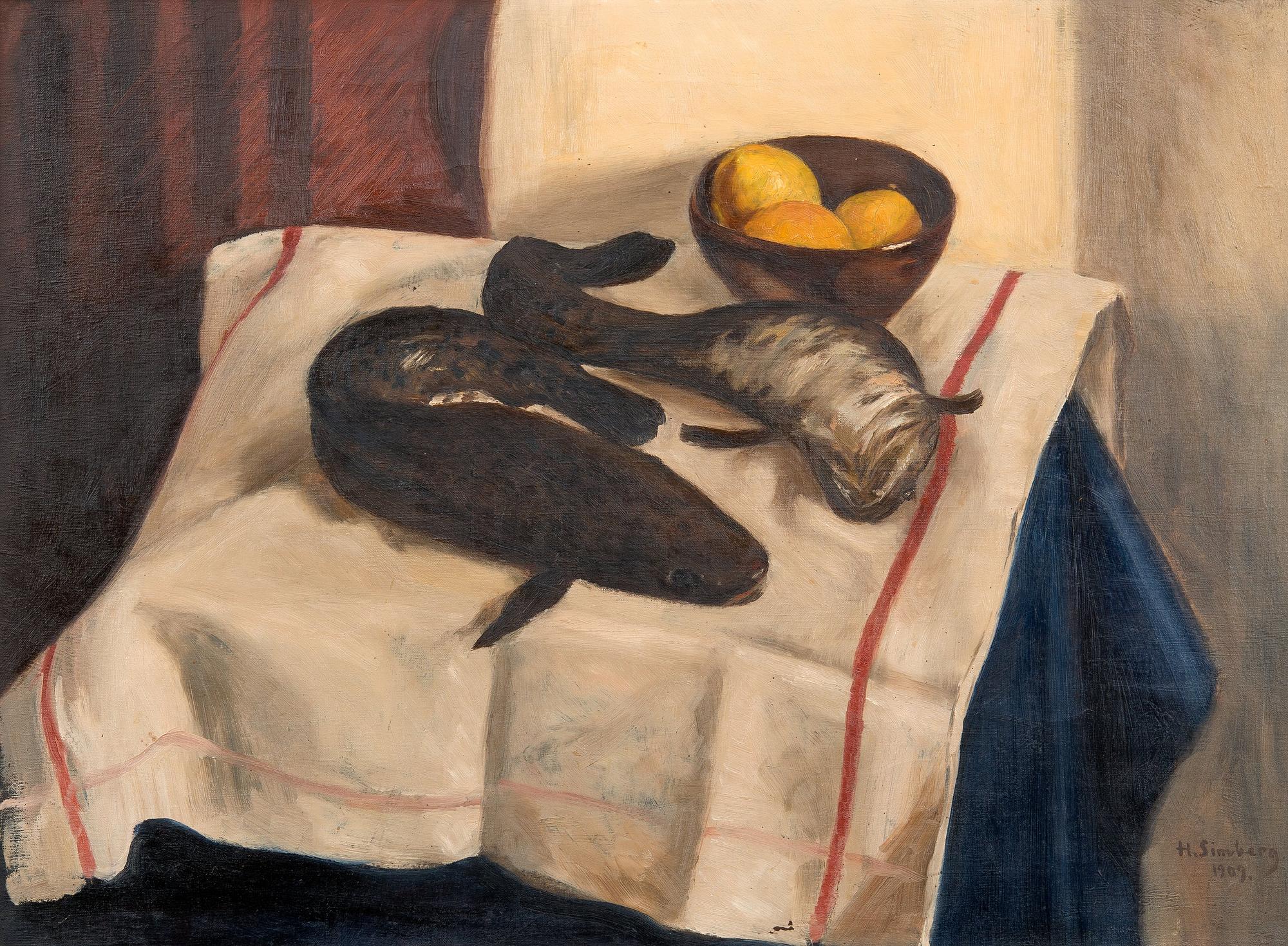 Hugo Simberg, KALA-ASETELMA.