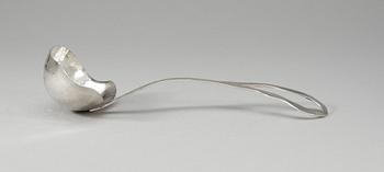 A sterling punsch scoop by Christina Zachrisson Stockholm 1988.