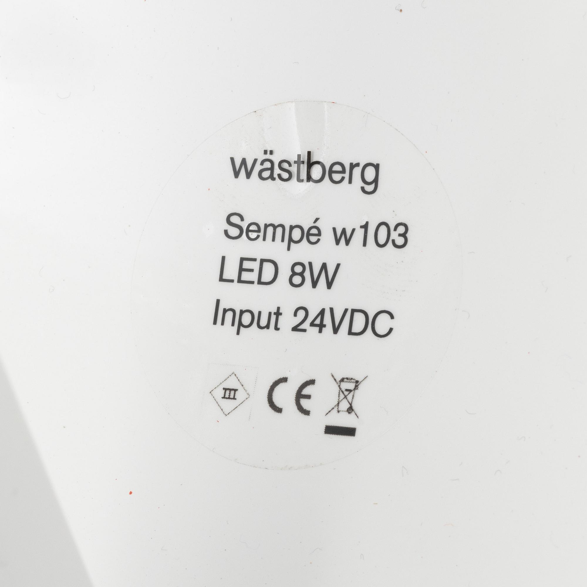 Inga Sempé, bordslampor, ett par, "Sempé W103", Wästberg.