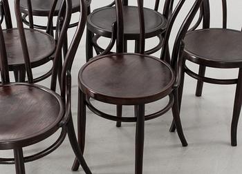 SIX THONET CHAIRS, (FOUR SIGNED).