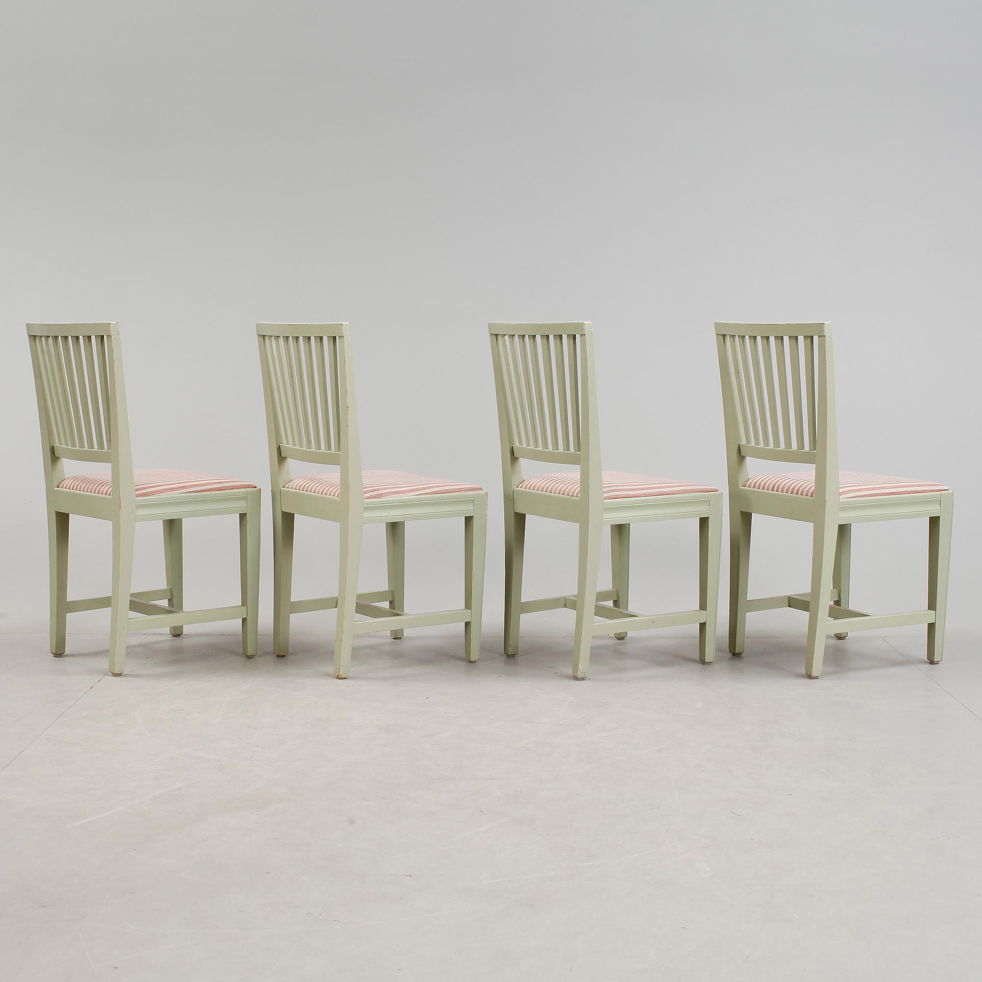 STOLAR, 8 stycken, 1900-talets början.