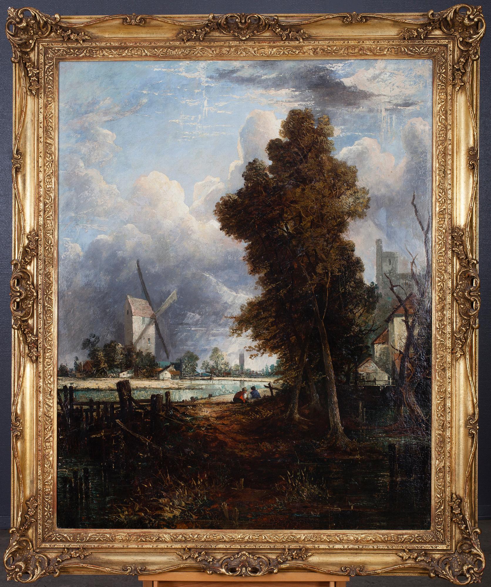 OKÄND KONSTNÄR, olja på duk, Holland 1800-talets slut.