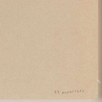 Olav Christopher Jenssen,  mixed media on paper, signed and dated 23.mars 1989.