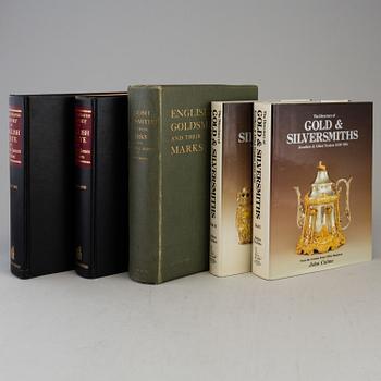 BOOKS, 5 vol. About gold and silver.