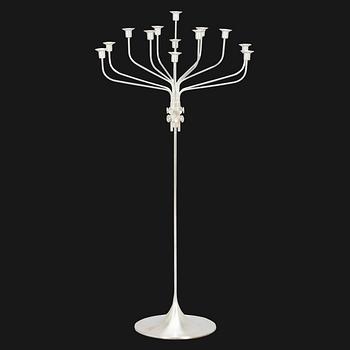Tapio Wirkkala, a thirteen-candle silver candelabrum, model TW 412, Kultakeskus, Hämeenlinna Finland 2008.