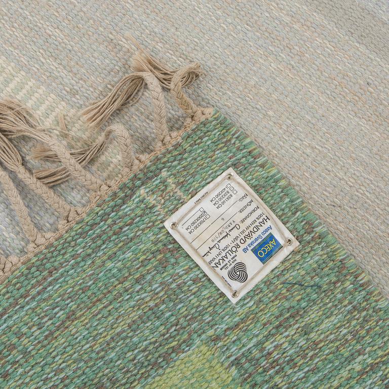 FLAT WEAVE. "Vårblom". Signed Å (Anna Johanna Ångström), Axeco, ca 280 x 195 cm.
