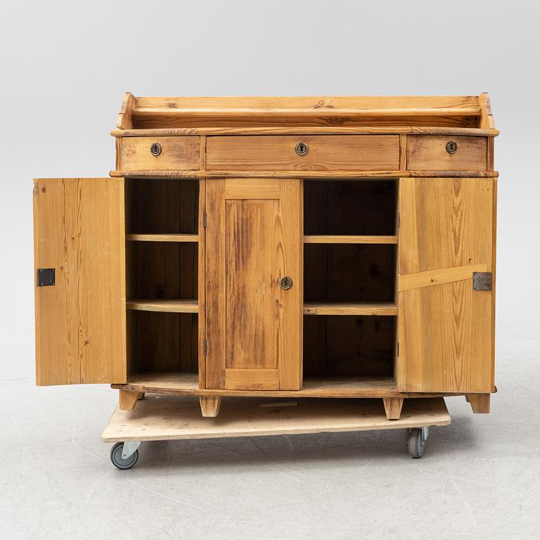 A 18th/19th Century pine cupboard.