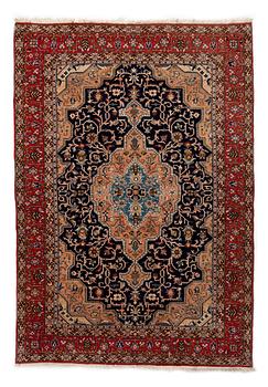 MATTA, semiantik Iransk Qum, part silk. 198 x 141.
