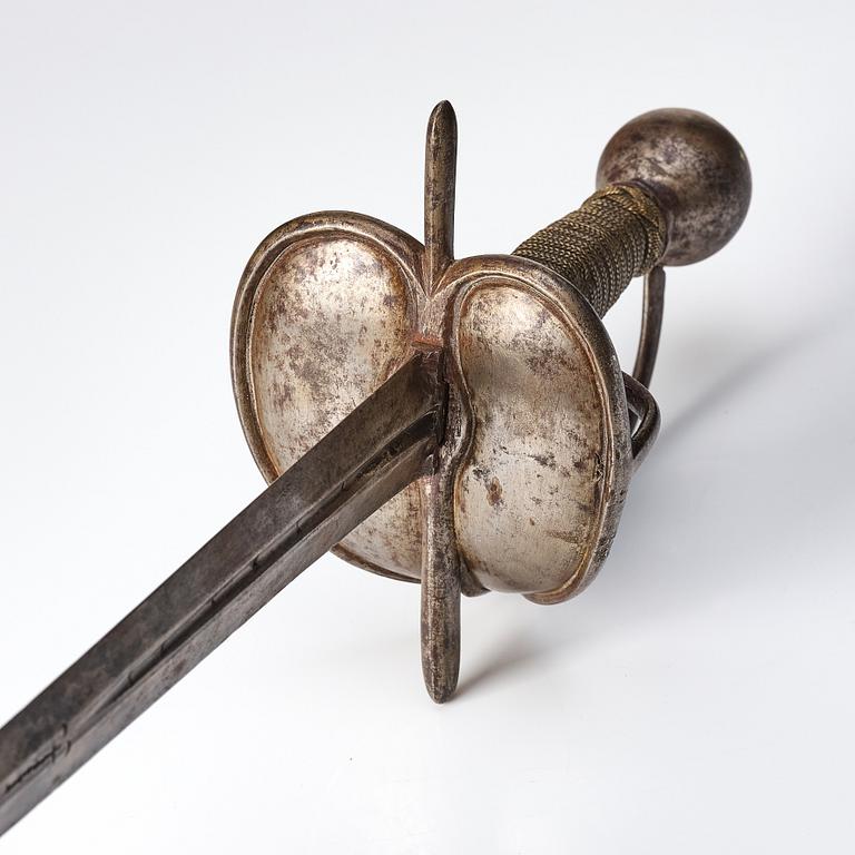 A Swedish cavalry troopers sword from around the year 1700.