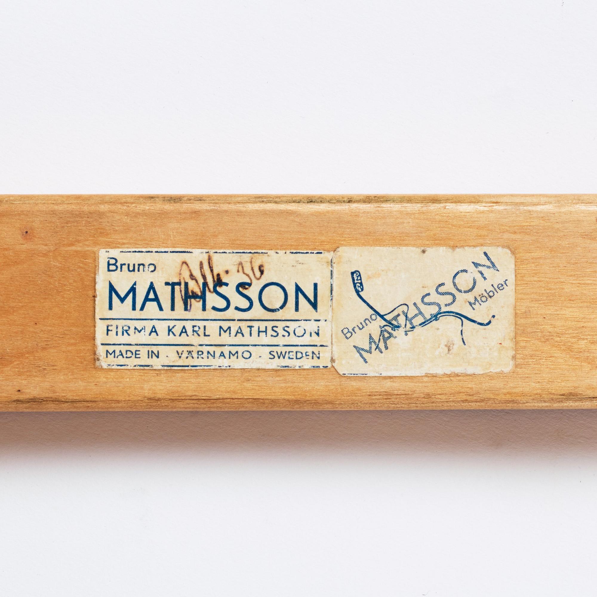 Bruno Mathsson, fällbord, Firma Karl Mathsson, Värnamo, ca 1940.