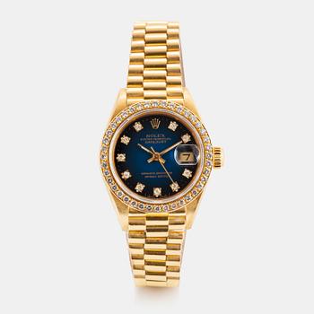 97. Rolex, Datejust, "Blue Diamond Vignette Dial".