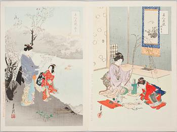Tai Masanosuke dit Ogata Gekko · OGATA GEKKO, träsnitt, 2 st.
