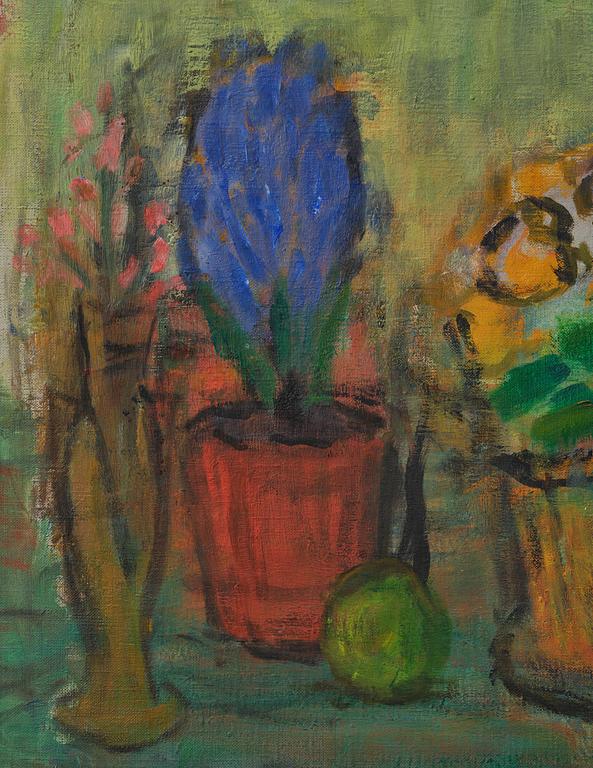 Carl Kylberg, "Hyacint och gula blommor".