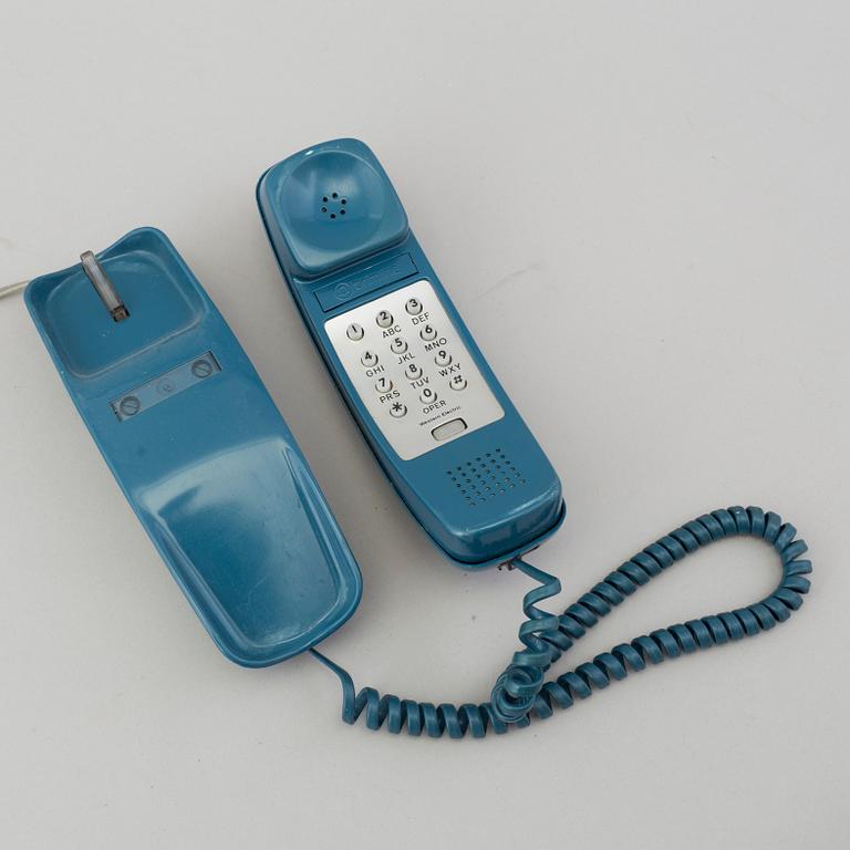 A 'Trimline' telephone by Henry Dreyfuss, Western Electric, USA. 1960's.