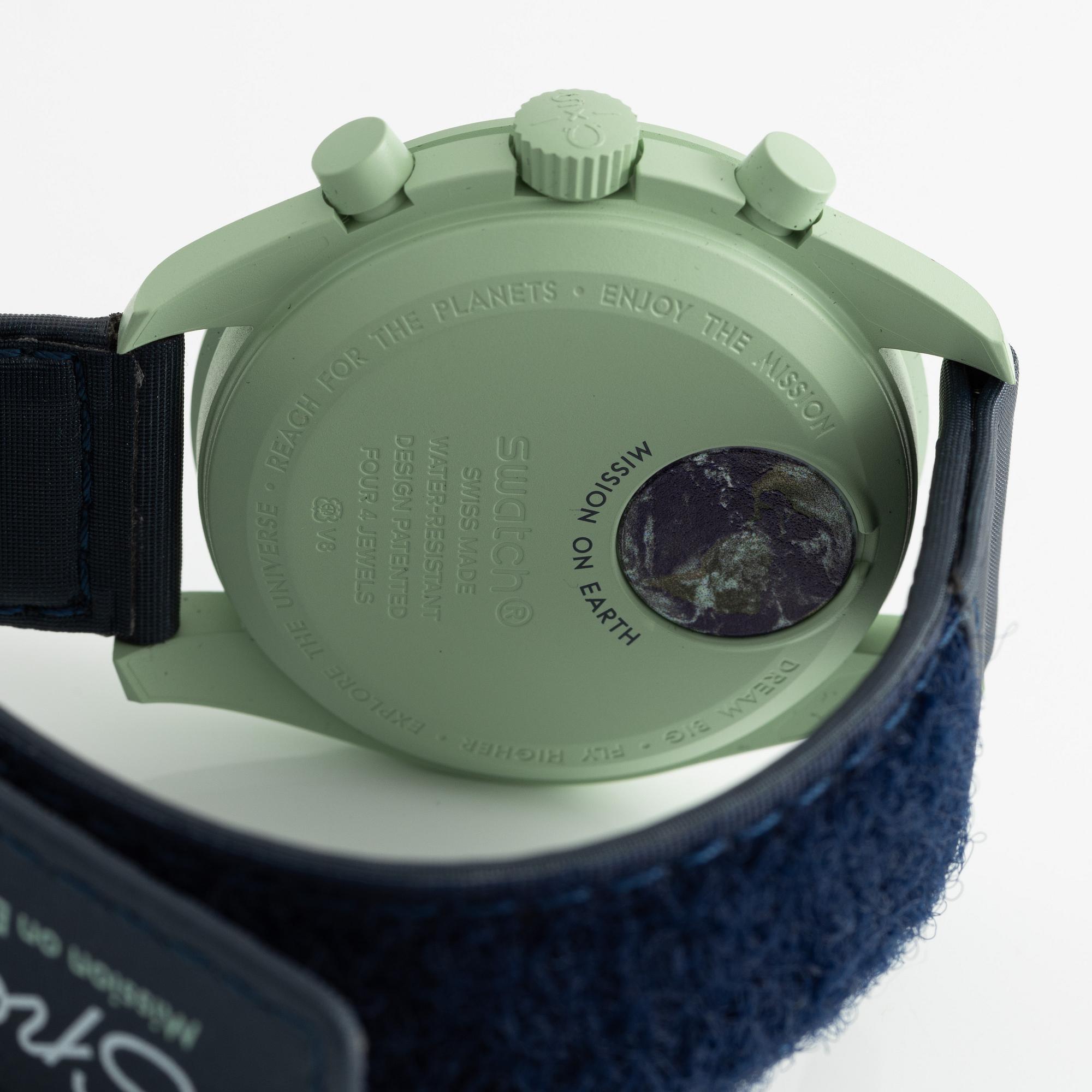 Omega/Swatch, MoonSwatch, "No Reserve", collection of 14 pcs, chronograph, wristwatches, 42 mm.