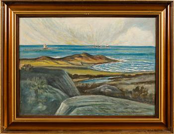 OTTO HESSELBOM, olja på duk, signerad.