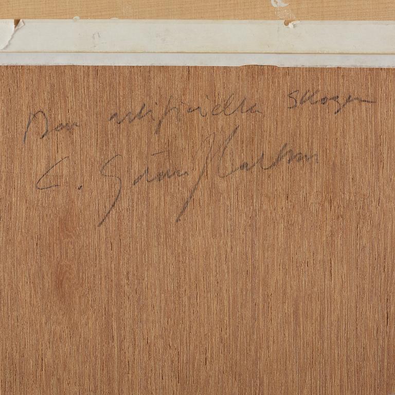 C Göran Karlsson, tenpera on paper, signed and dated -08.