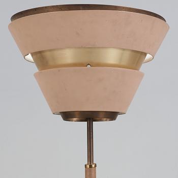 OKÄND FORMGIVARE, möjligen en skiss av Alvar Aalto tänkt för Valaistustyö, golvlampa 1950-tal.