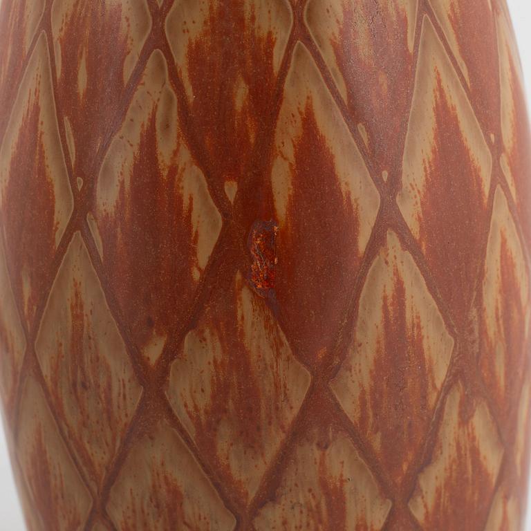 Gunnar Nylund, stengods, bordslampa, Rörstrand.