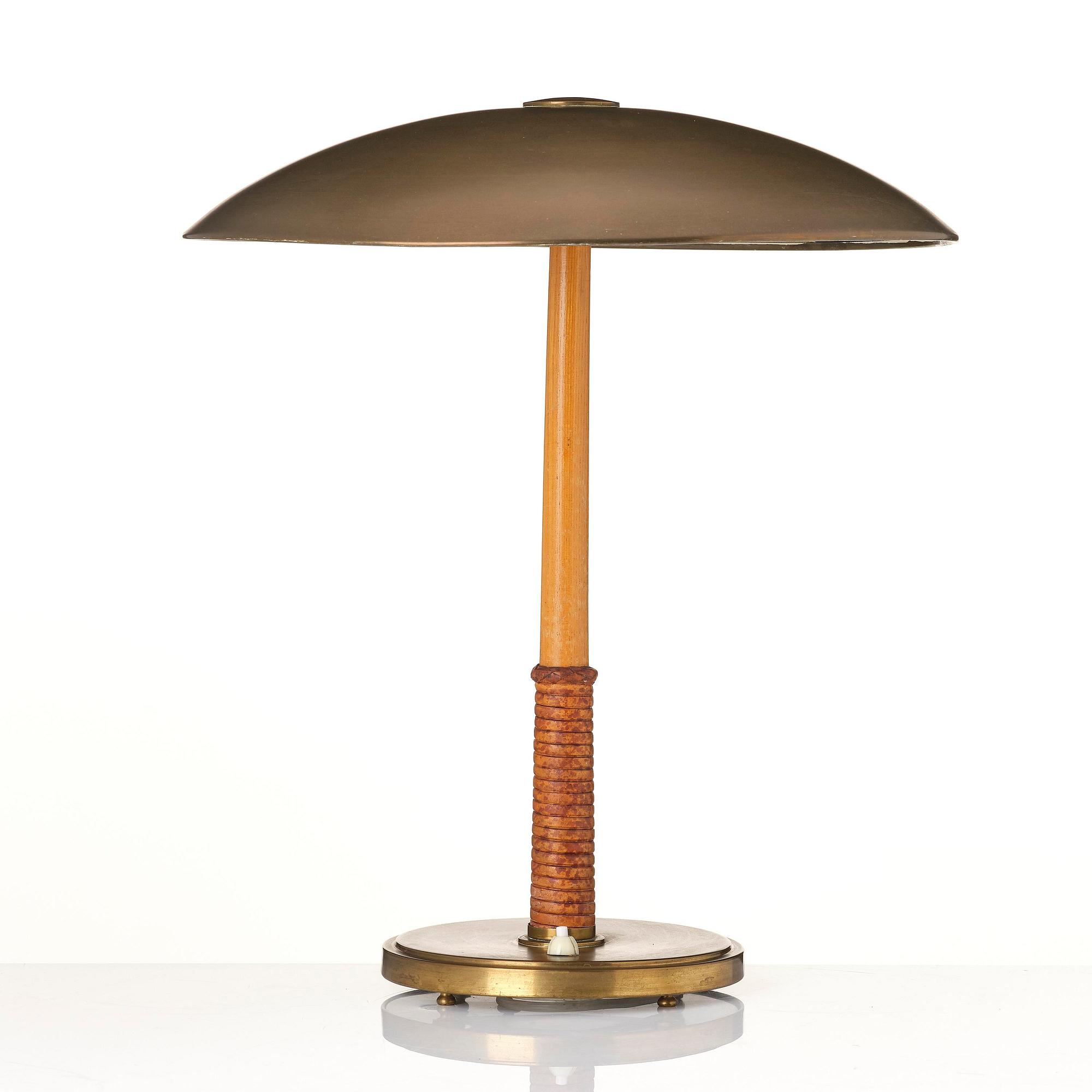 Harald Notini, bordslampa, modell 15525, Arvid Böhlmarks Lampfabrik, Stockholm, 1950-tal.