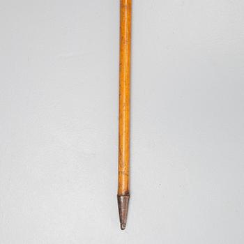 Kommandostav/ordensstav, med beslag i silver, Bröderna Lundqvist AB, Falun 1927.