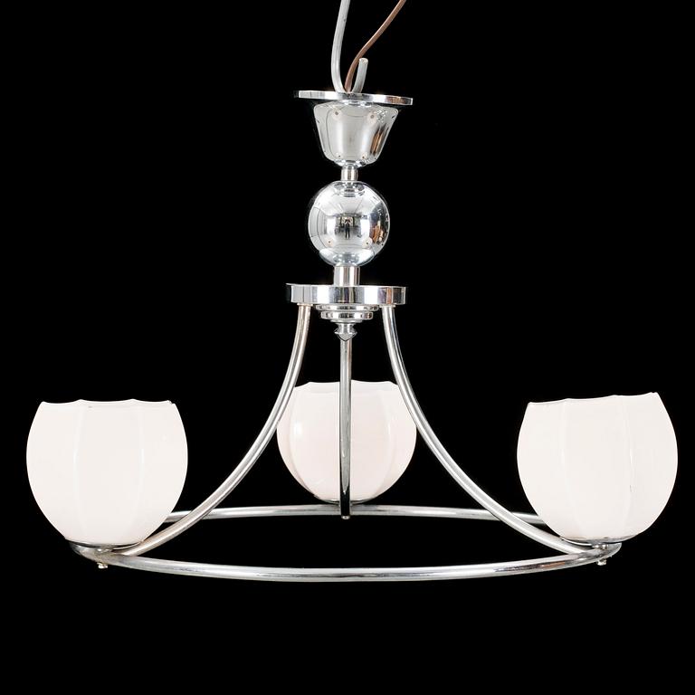 A mid- 20th century ceiling lamp.
