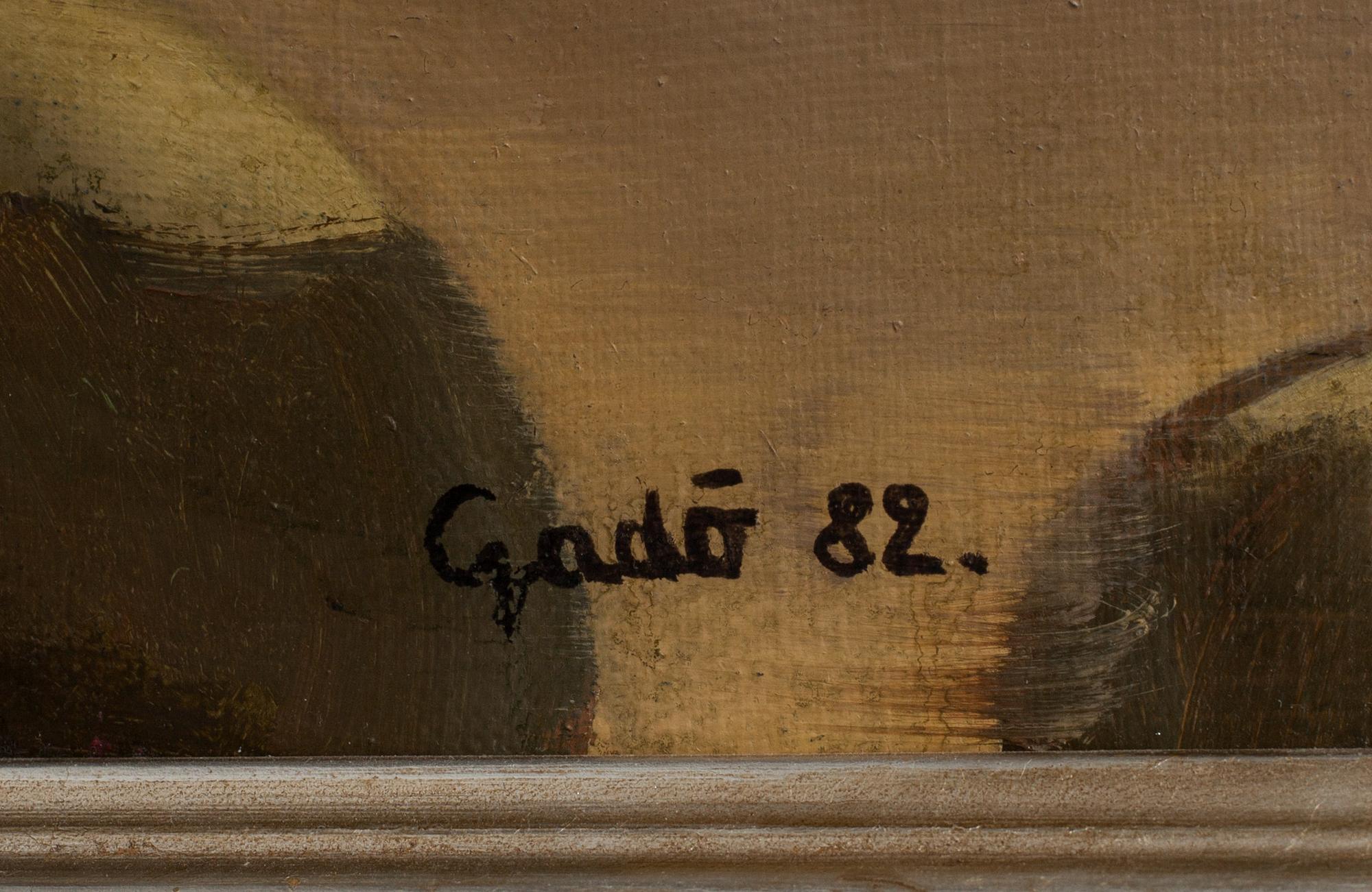BERTIL GADÖ, olja på duk. Signerad och daterad -82.