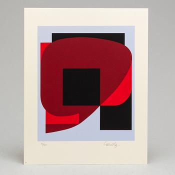 VICTOR VASARELY, seven lithographs, 1989, signed and numbered 92/200.