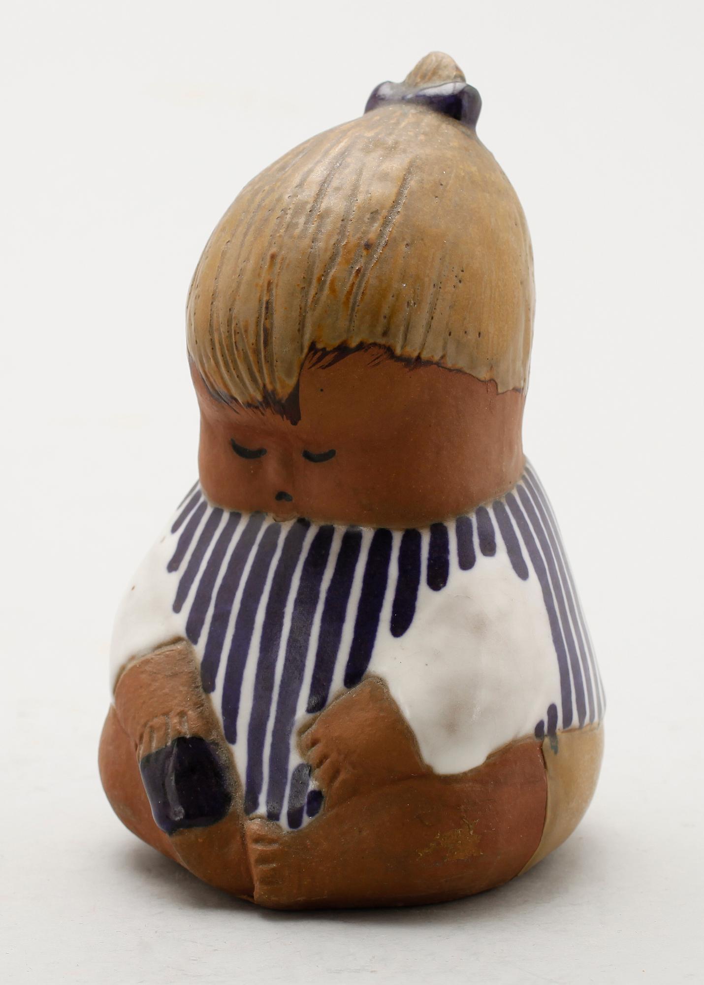 FIGUR, stengods, "Johanna", Lisa Larson, Gustavsberg.