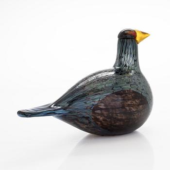 Oiva Toikka a "Capercaillie" glass bird, signed O. Toikka Nuutajärvi.