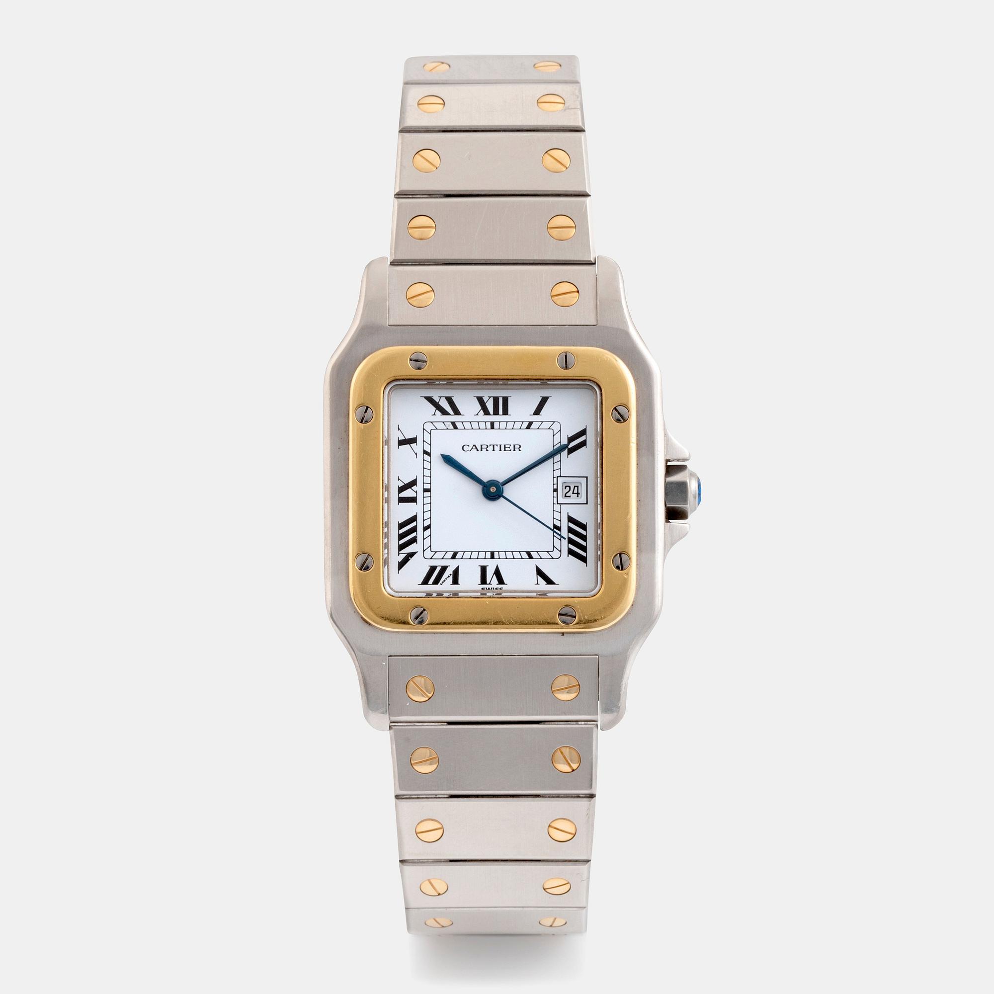 Cartier Santos Carree ca 1990. Bukowskis