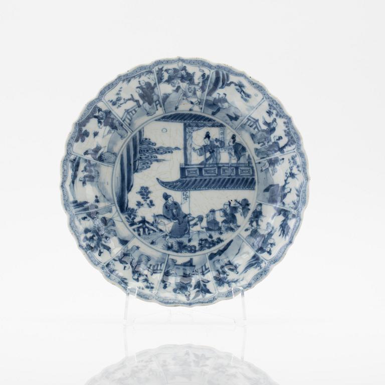 Fat, porslin, Kina, Kangxi (1662-1722).