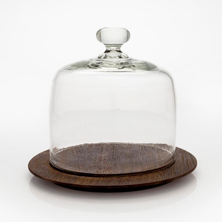 Aino Aalto, wooden base for a cheese dome, for Artek, mid-20th century.