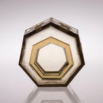 ANTTI SALMENLINNA, MALJA, lasia, "Seitsemän veljestä", Antti Salmenlinna, Riihimäen Lasi, 1930/40-tal.