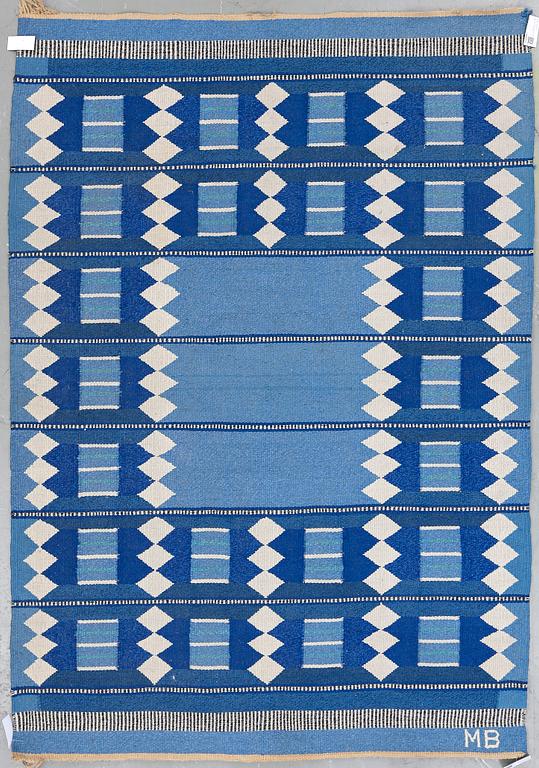 MATTA, rölakan, signerad MB, 1900-talets mitt. Ca 241 x 168 cm.
